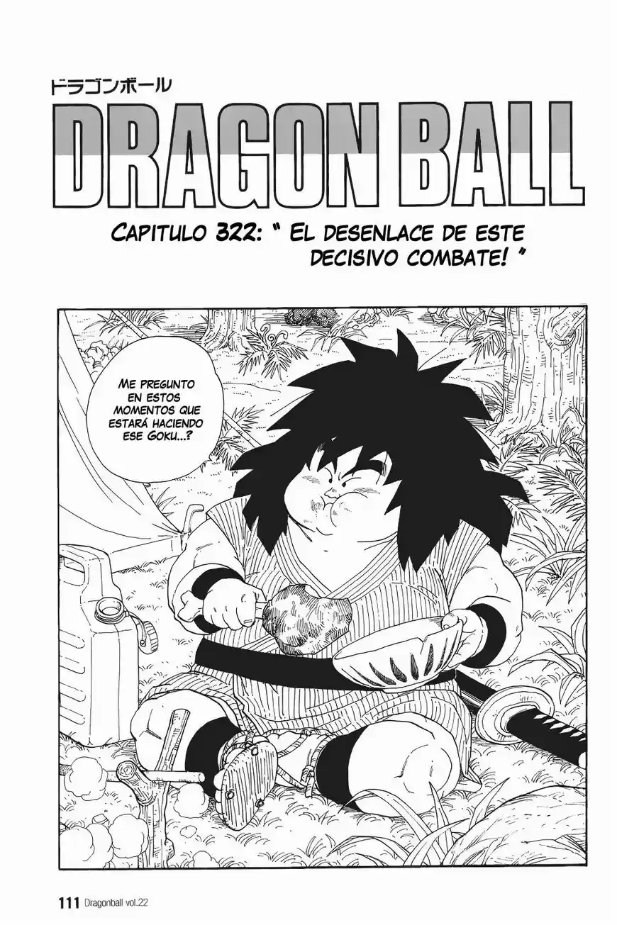 Dragon Ball: Chapter 322 - Page 1