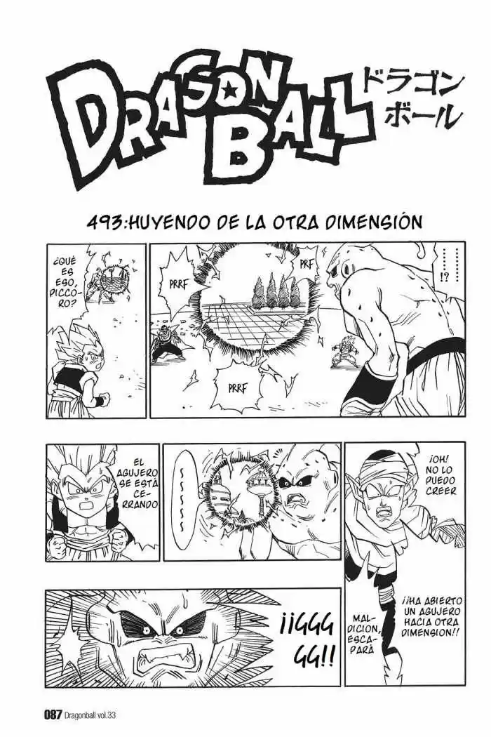 Dragon Ball: Chapter 493 - Page 1