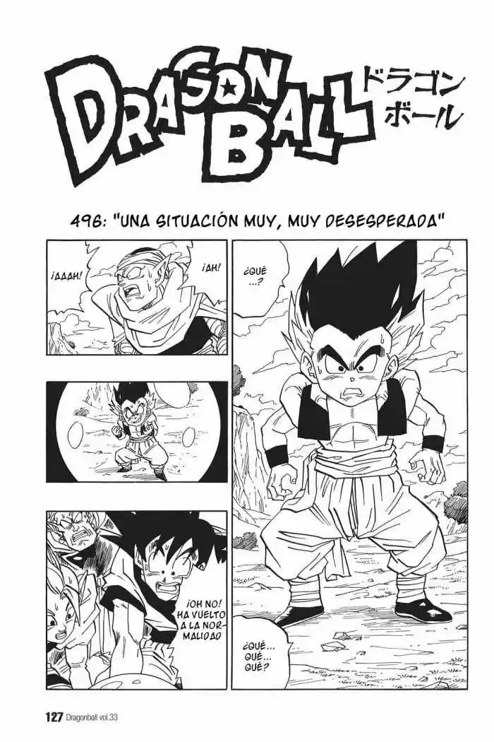 Dragon Ball: Chapter 496 - Page 1