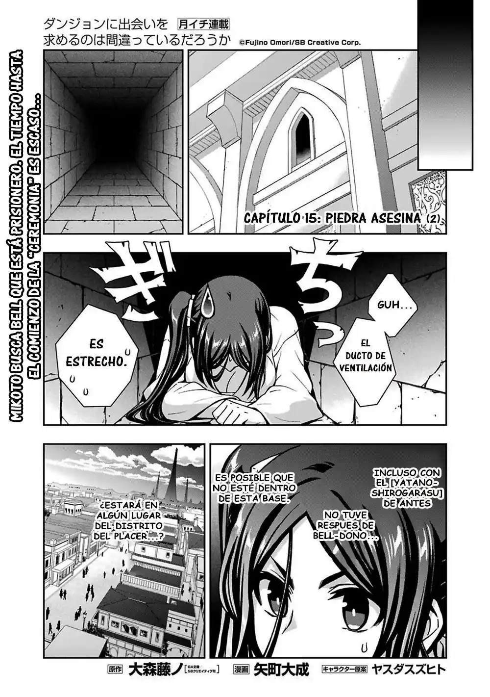 Dungeon Ni Deai Wo Motomeru No Wa Machigatteiru Darou Ka II: Chapter 15 - Page 1