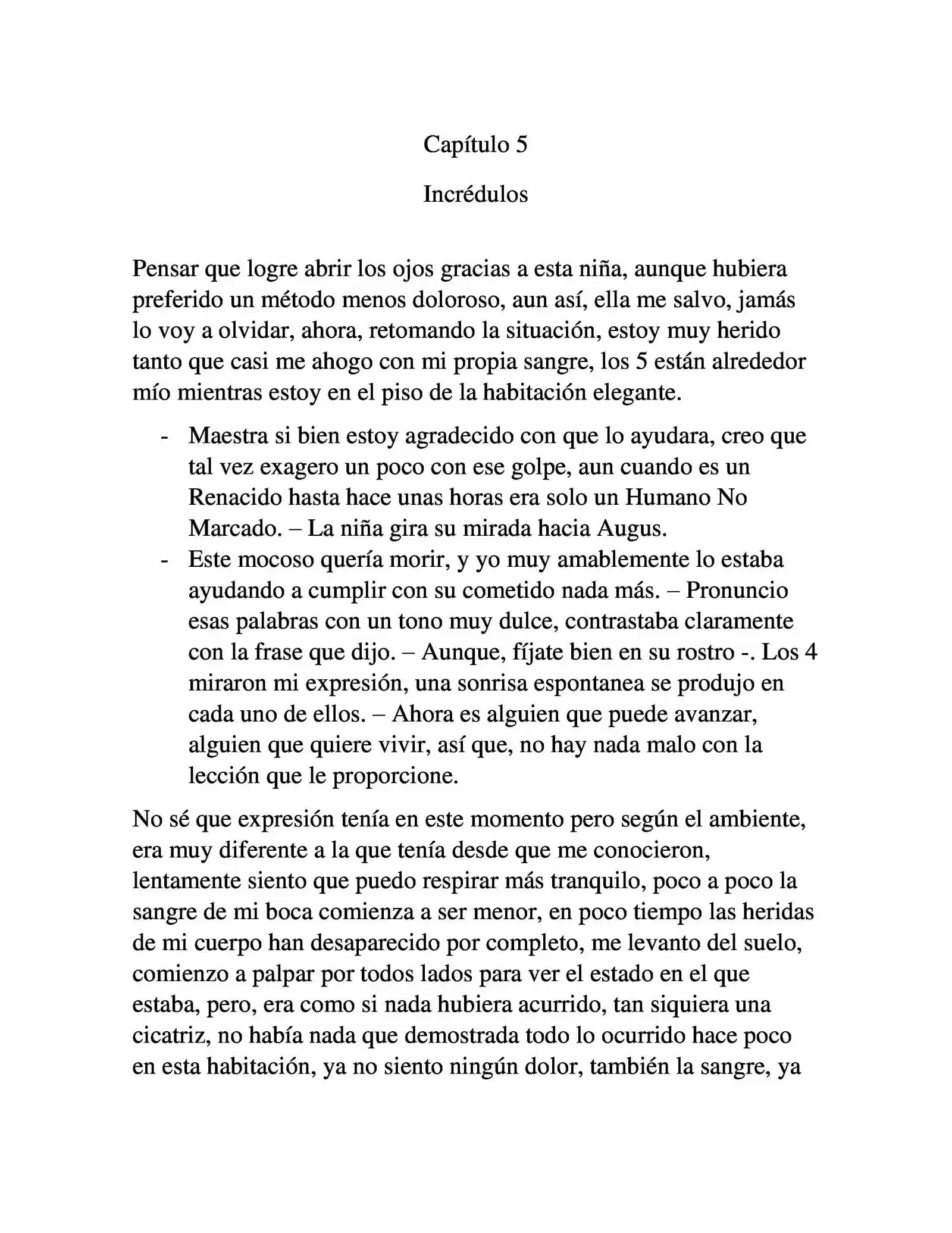 El Gran Reinicio (Novela: Chapter 5 - Page 1