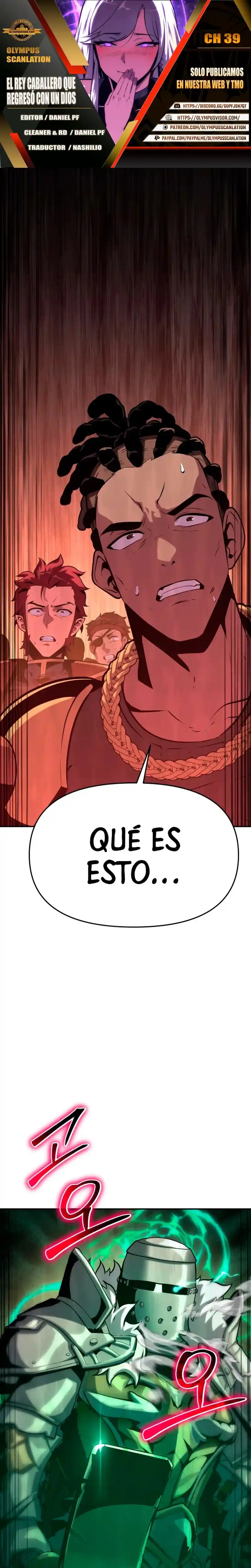 El Rey Caballero Que Regresó Con Un Dios: Chapter 39 - Page 1