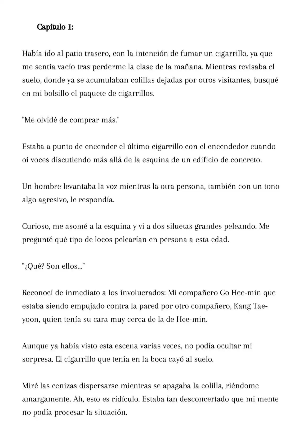 El Secundario De Esta Novela Es Extraño (Novela: Chapter 1 - Page 1