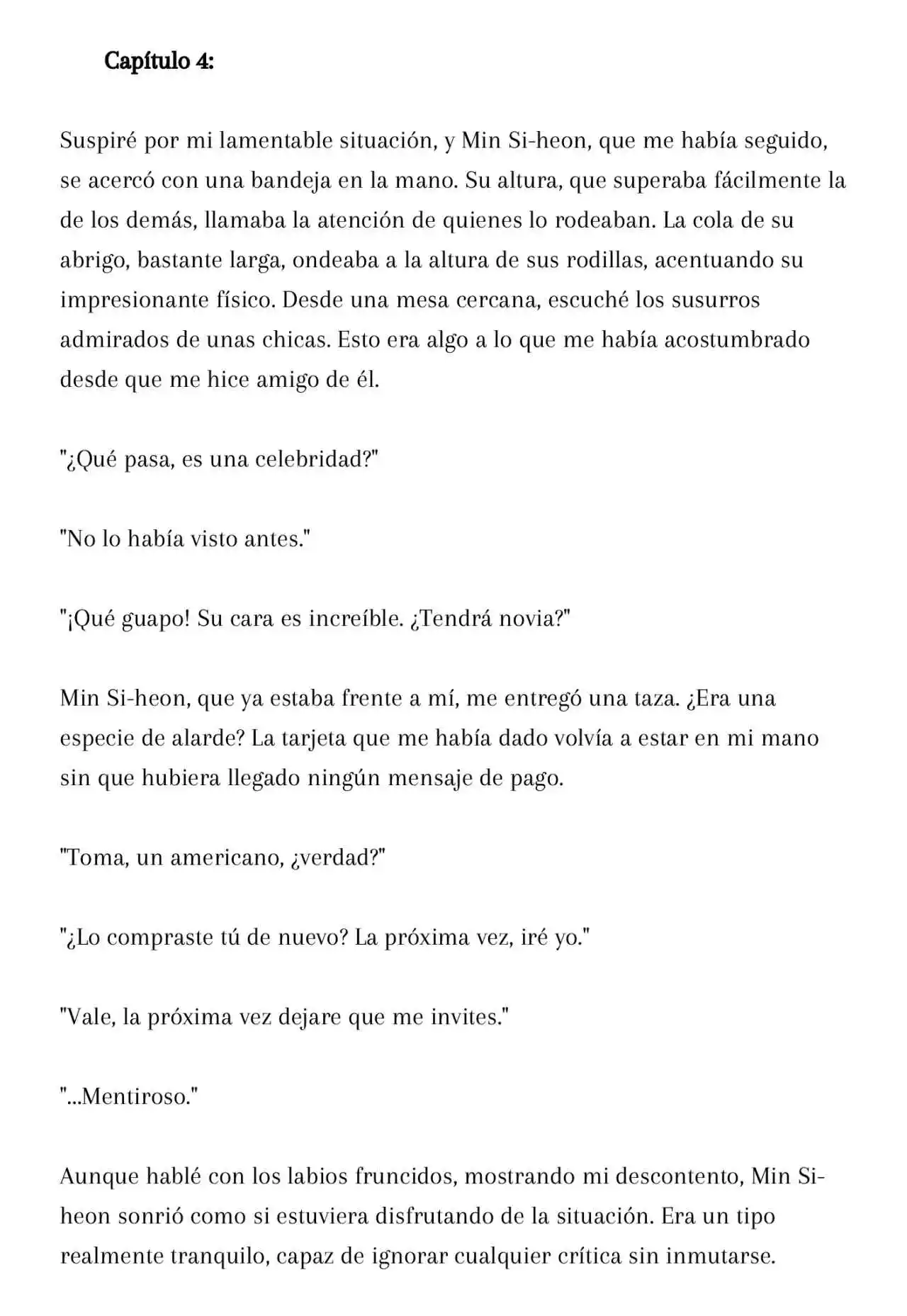 El Secundario De Esta Novela Es Extraño (Novela: Chapter 4 - Page 1