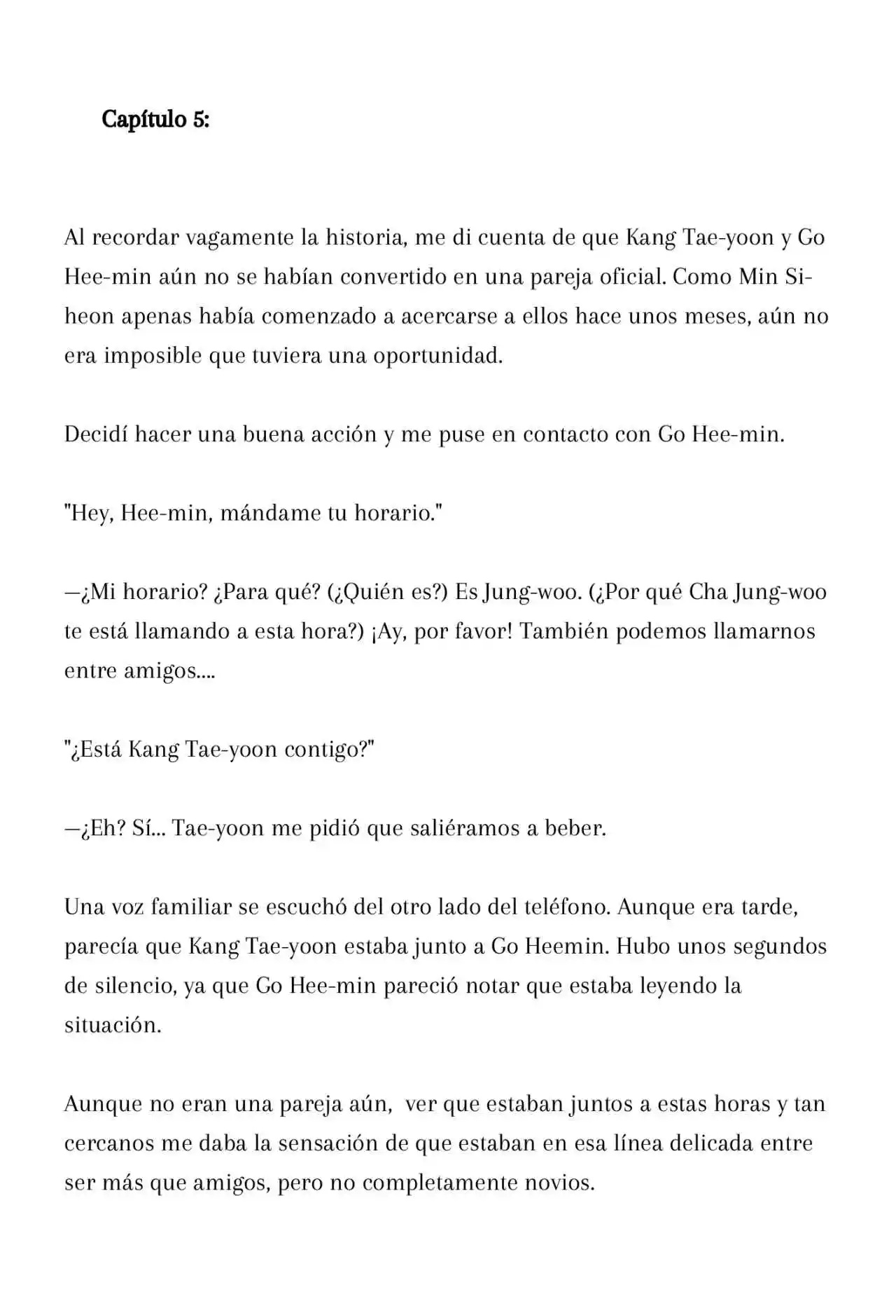 El Secundario De Esta Novela Es Extraño (Novela: Chapter 5 - Page 1