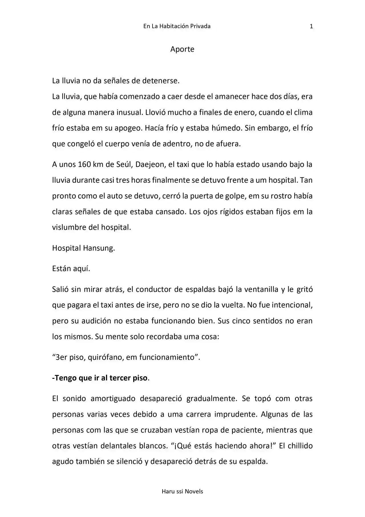 En La Habitación Privada: Chapter 0 - Page 1