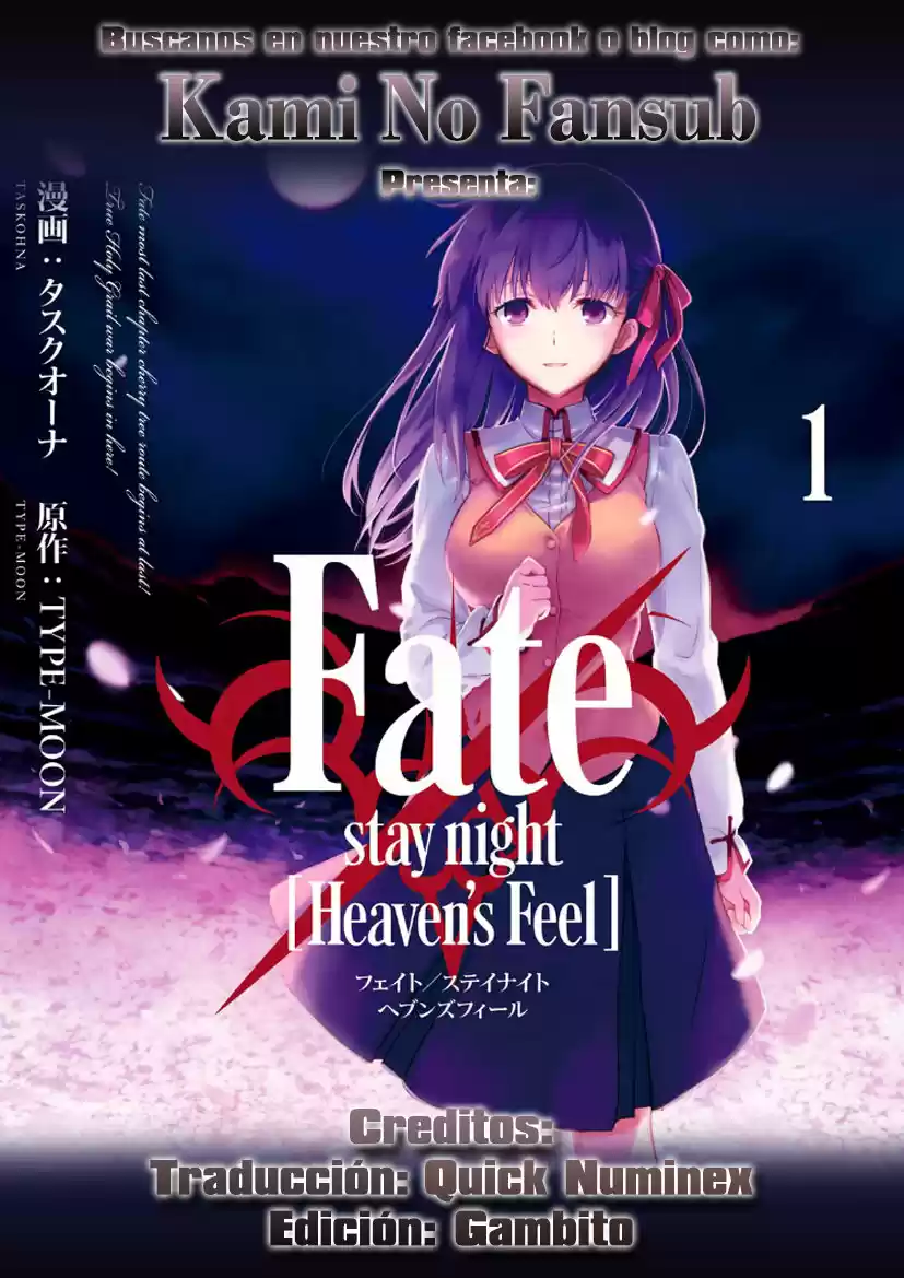 Fate - Stay Night: Heavens Feel: Chapter 22 - Page 1