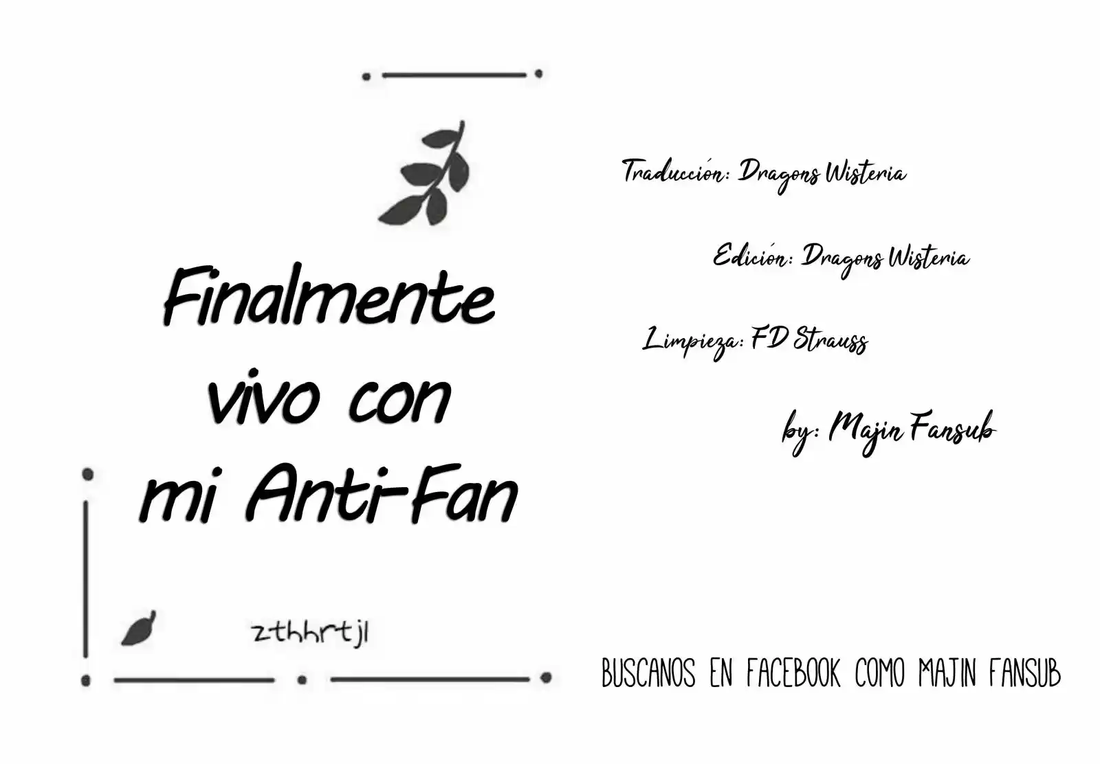 Finalmente Vivo Con Mi Anti-Fan: Chapter 0 - Page 1