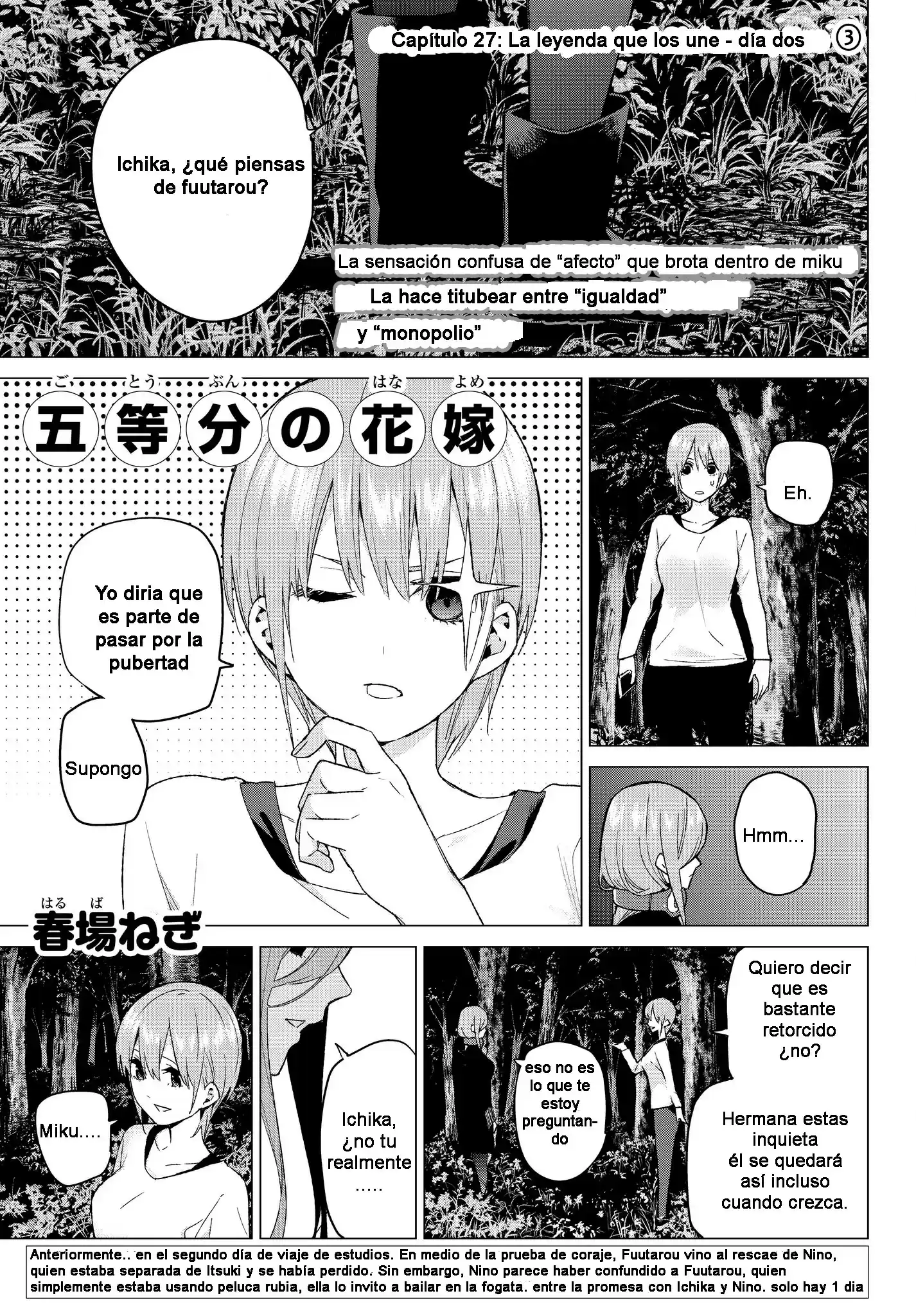 Go-Toubun no Hanayome: Chapter 27 - Page 1