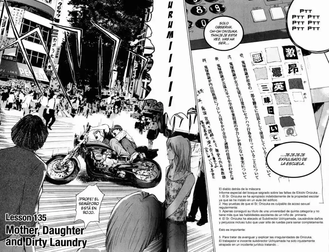 Great Teacher Onizuka: Chapter 135 - Page 1