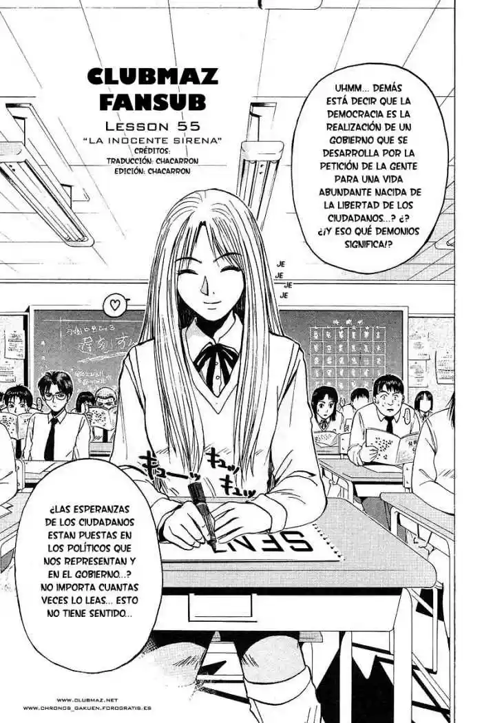 Great Teacher Onizuka: Chapter 55 - Page 1