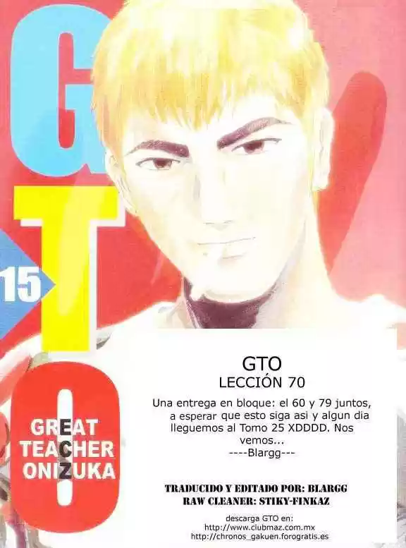 Great Teacher Onizuka: Chapter 70 - Page 1