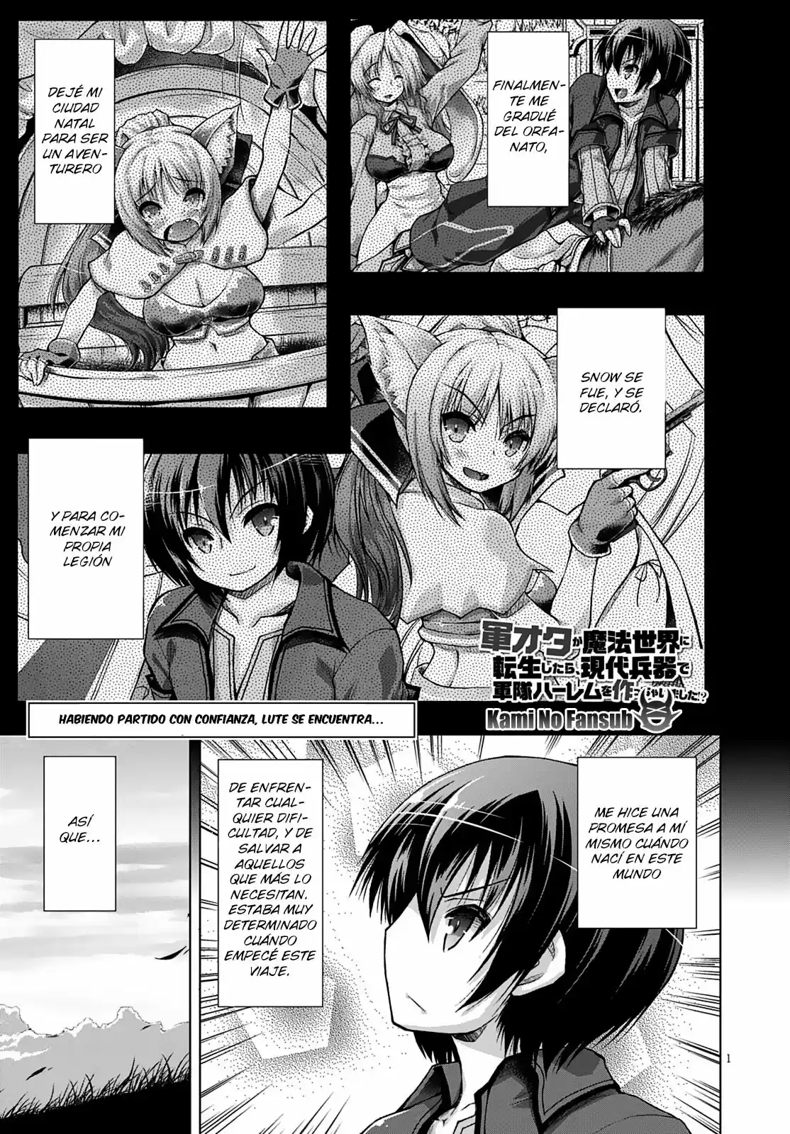 Gun-Ota Ga Mahoe Sekai Ni Tensei Shitara- Gendai Heiki De Guntai Harem O Tsukucchaimashita: Chapter 11 - Page 1