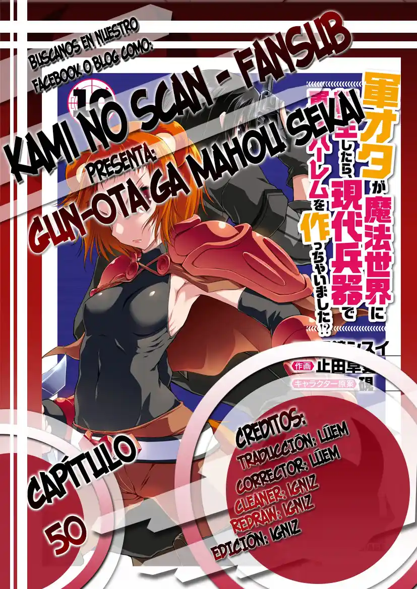 Gun-Ota Ga Mahou Sekai Ni Tensei Shitara, Gendai Heiki De Guntai Harem Wo Tsukucchaimashita: Chapter 50 - Page 1