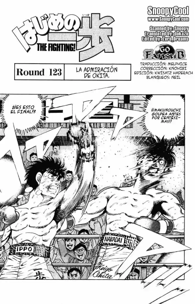 Hajime no Ippo: Chapter 123 - Page 1