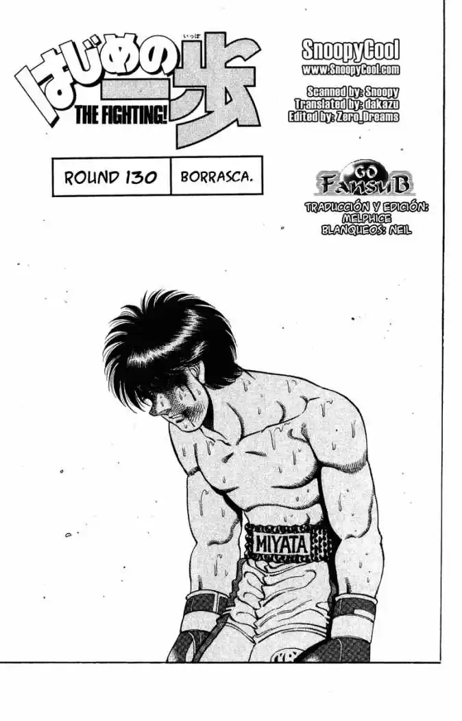 Hajime no Ippo: Chapter 130 - Page 1