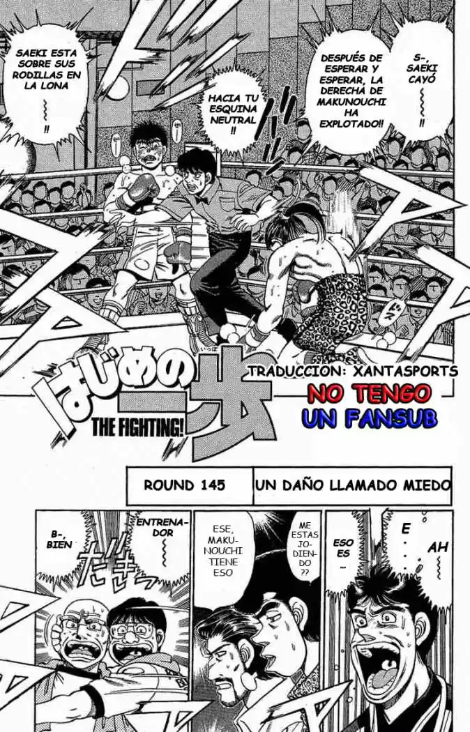 Hajime no Ippo: Chapter 145 - Page 1