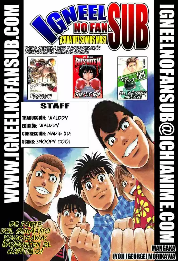 Hajime no Ippo: Chapter 168 - Page 1