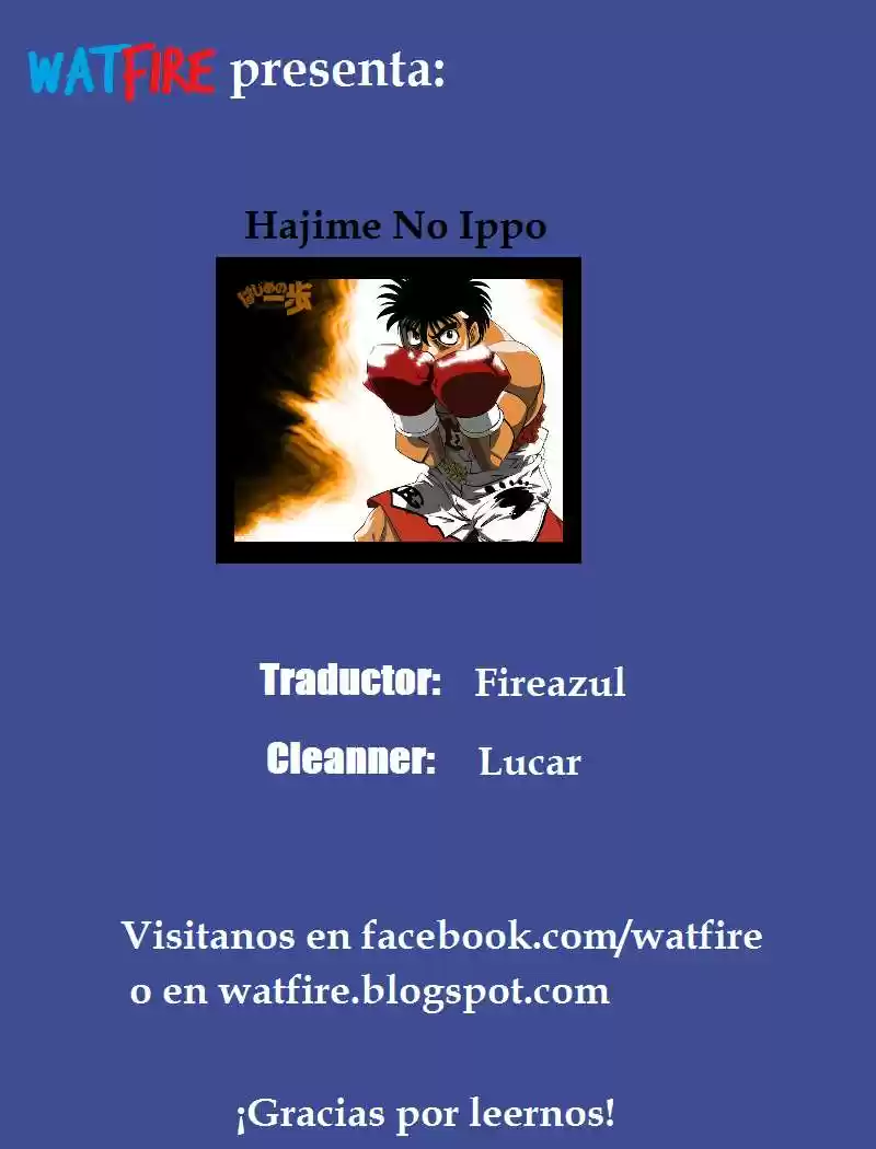 Hajime no Ippo: Chapter 206 - Page 1