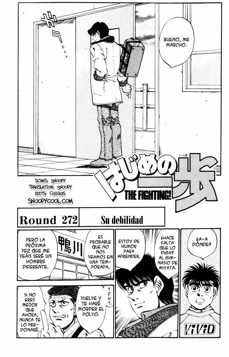 Hajime no Ippo: Chapter 272 - Page 1