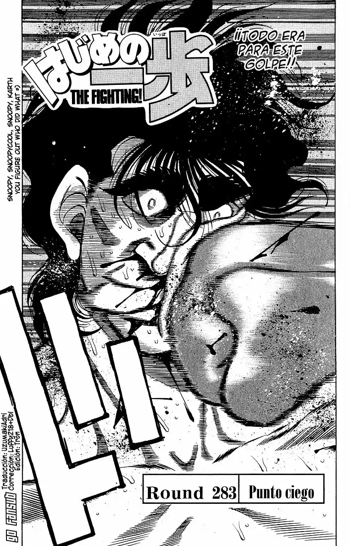 Hajime no Ippo: Chapter 283 - Page 1