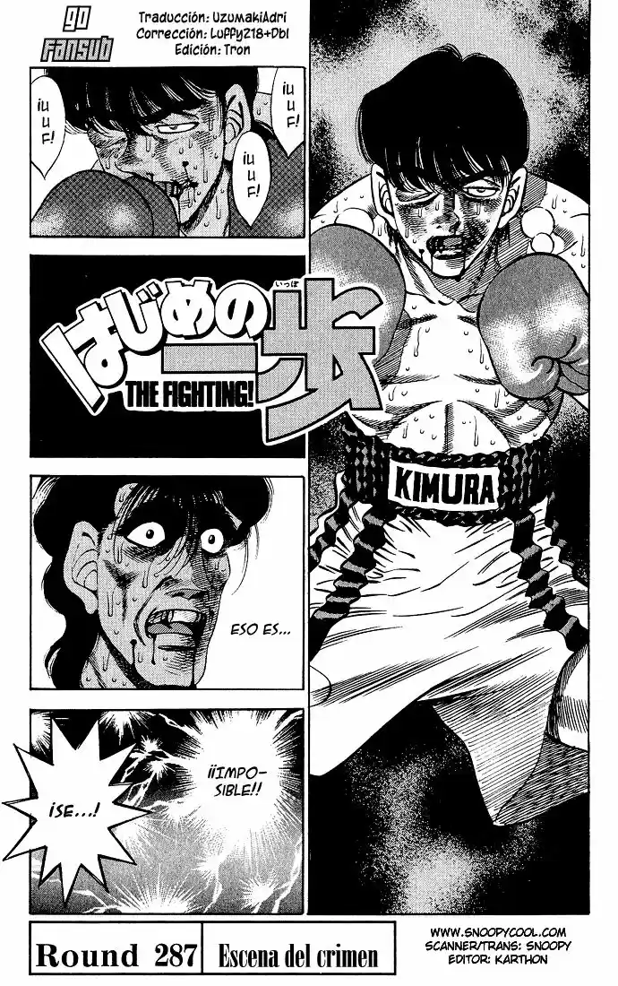 Hajime no Ippo: Chapter 287 - Page 1