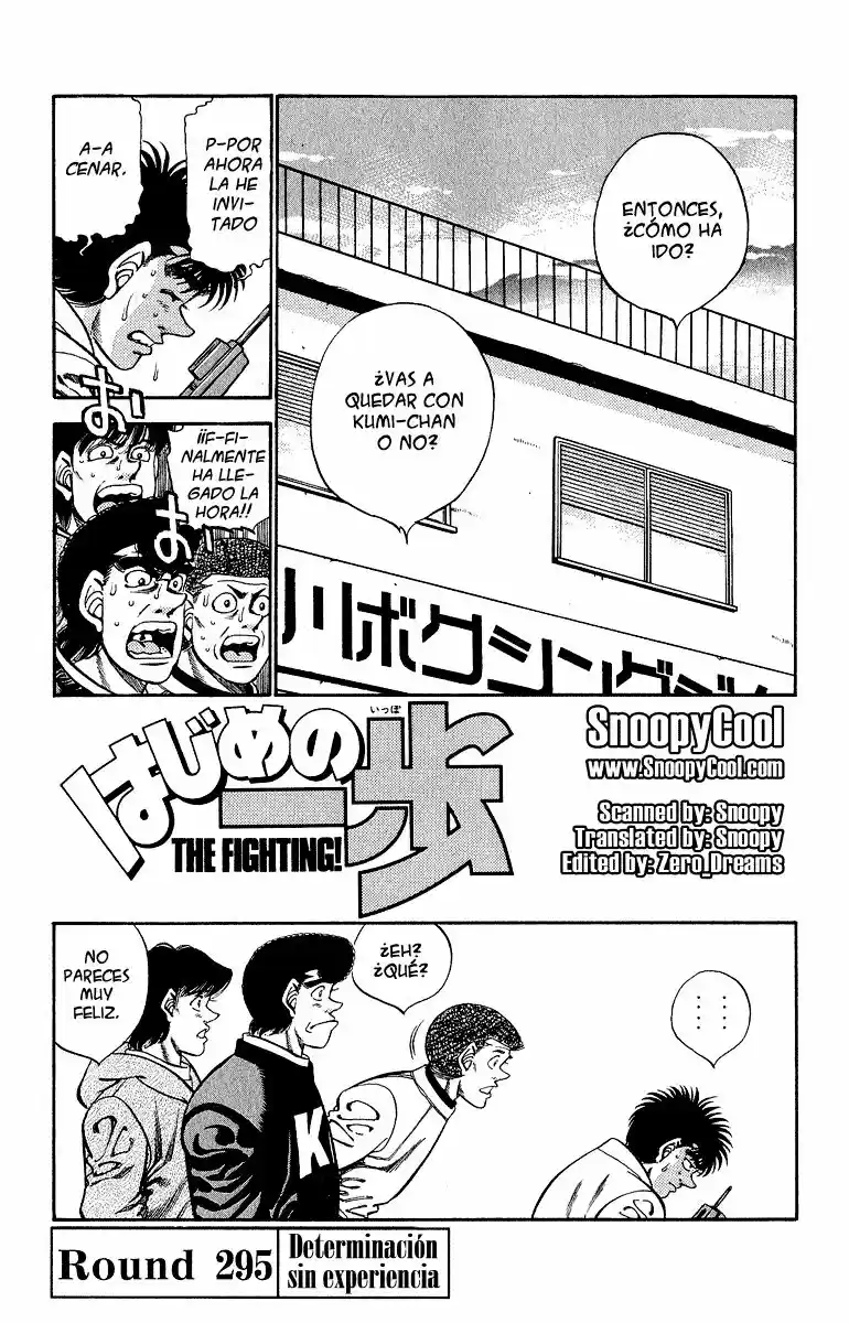 Hajime no Ippo: Chapter 295 - Page 1