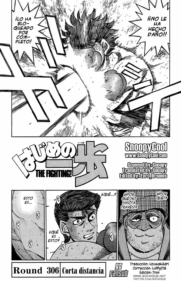 Hajime no Ippo: Chapter 306 - Page 1