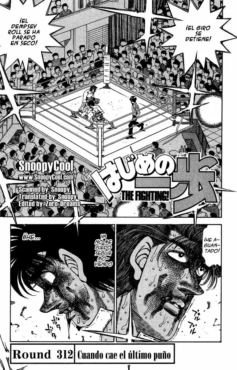 Hajime no Ippo: Chapter 312 - Page 1