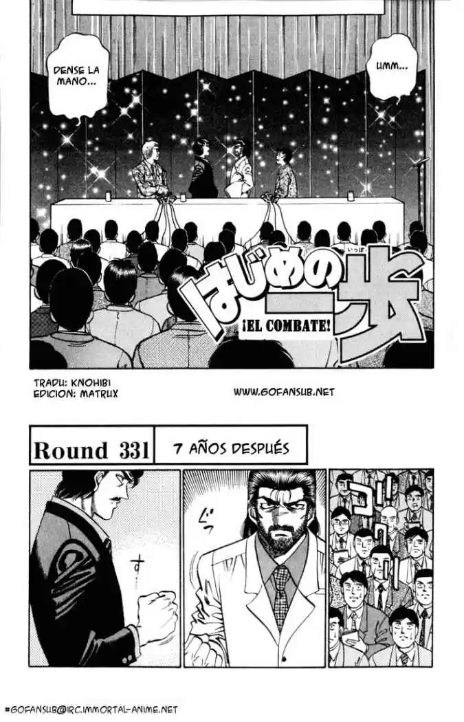 Hajime no Ippo: Chapter 331 - Page 1