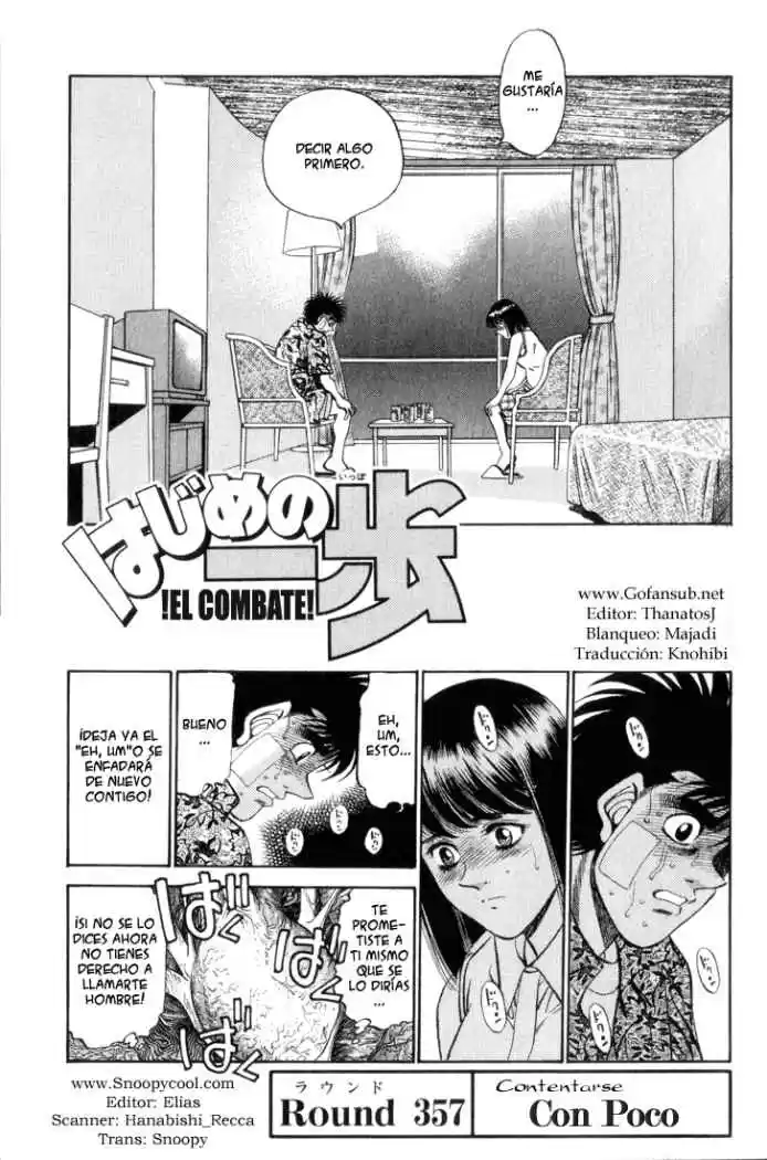 Hajime no Ippo: Chapter 357 - Page 1