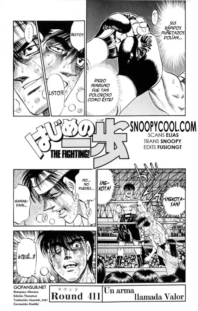 Hajime no Ippo: Chapter 411 - Page 1