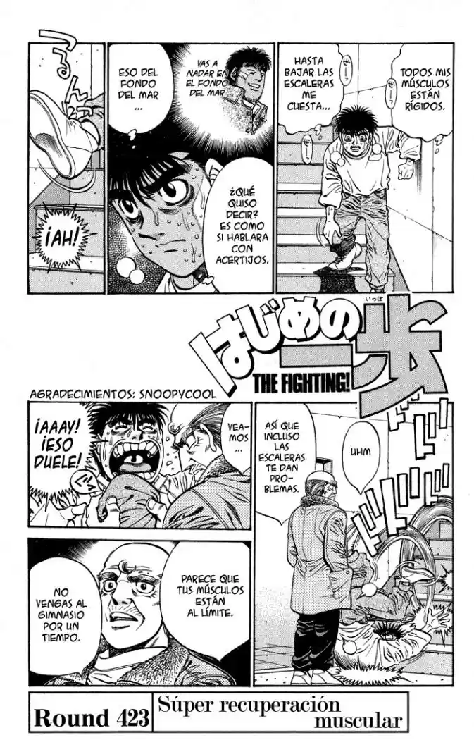 Hajime no Ippo: Chapter 423 - Page 1