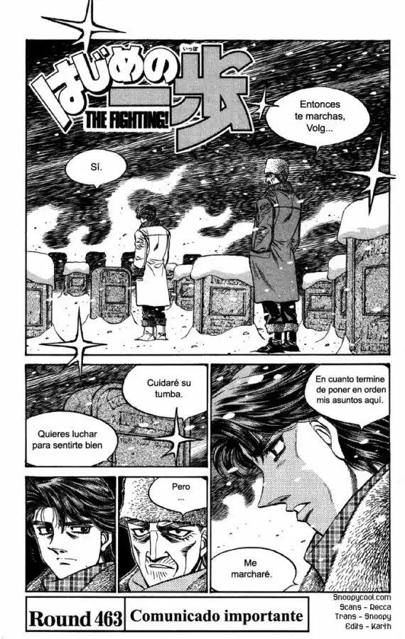 Hajime no Ippo: Chapter 463 - Page 1