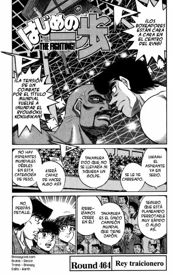 Hajime no Ippo: Chapter 464 - Page 1