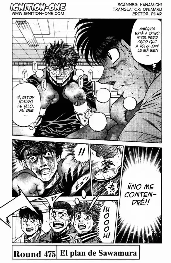 Hajime no Ippo: Chapter 475 - Page 1