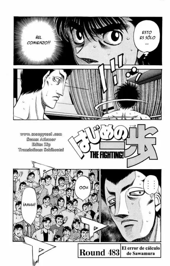 Hajime no Ippo: Chapter 483 - Page 1