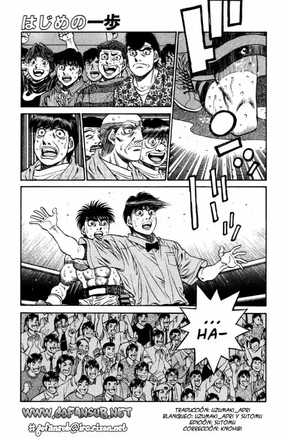 Hajime no Ippo: Chapter 484 - Page 1