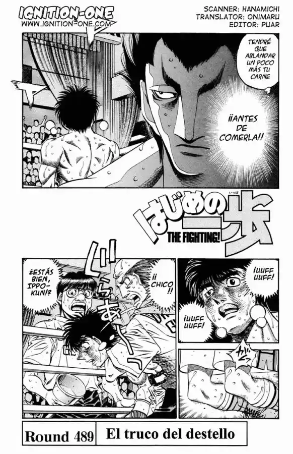 Hajime no Ippo: Chapter 489 - Page 1