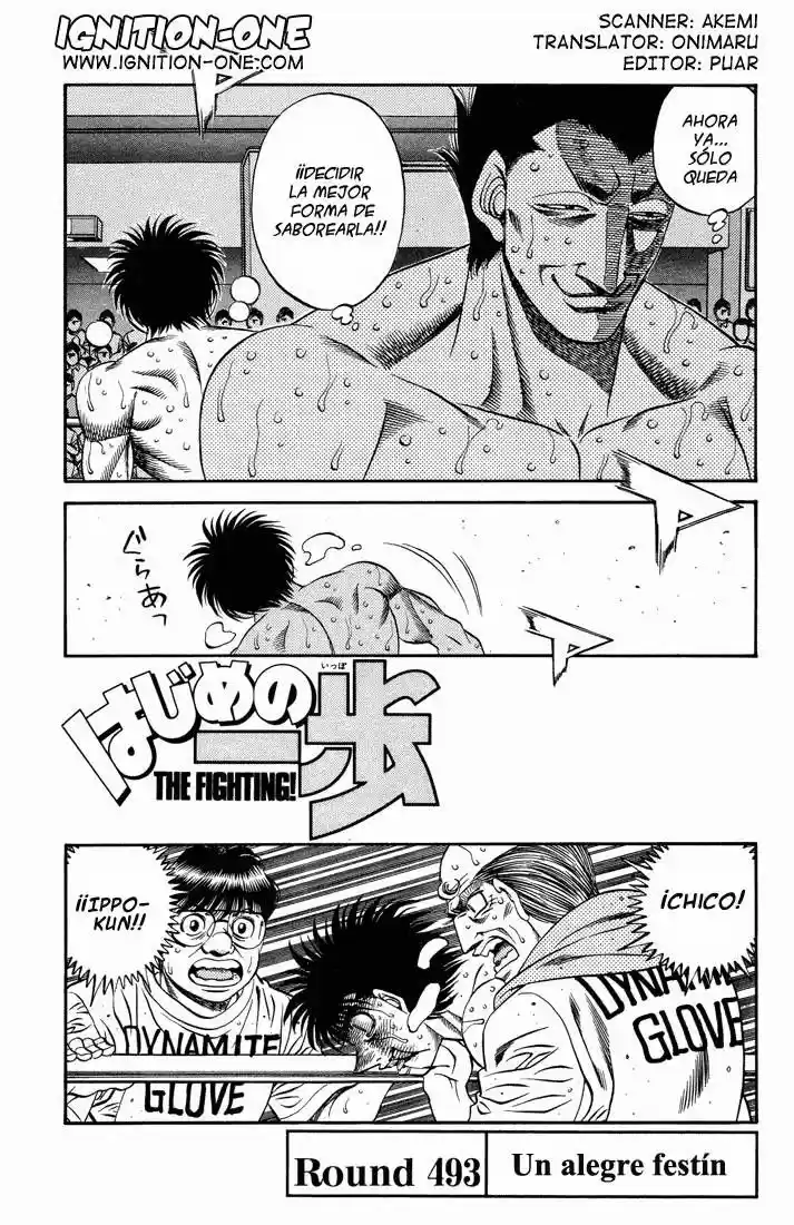 Hajime no Ippo: Chapter 493 - Page 1