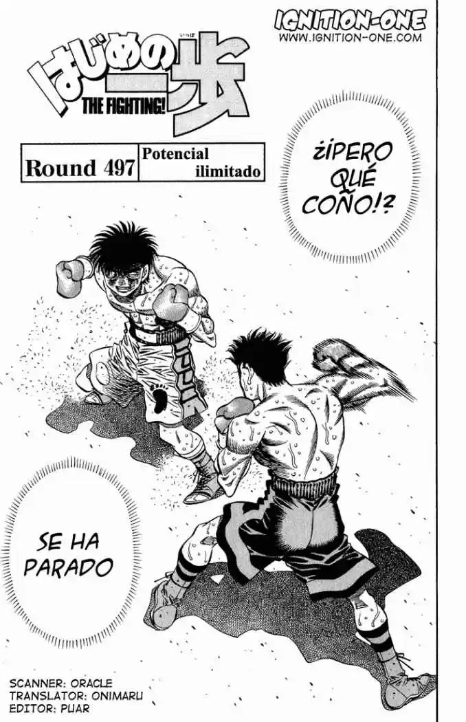 Hajime no Ippo: Chapter 497 - Page 1