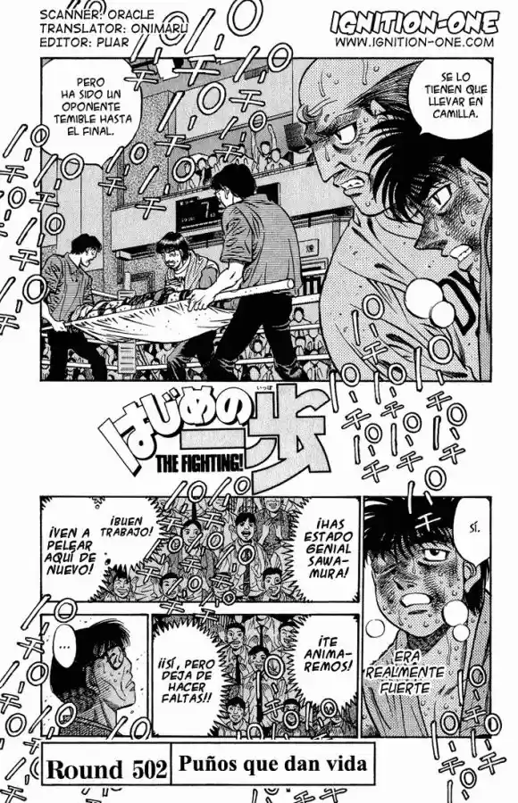 Hajime no Ippo: Chapter 502 - Page 1