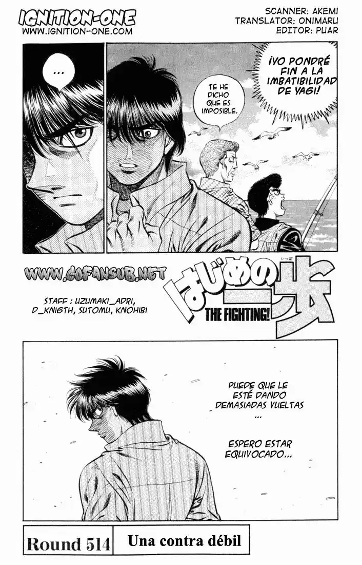 Hajime no Ippo: Chapter 514 - Page 1