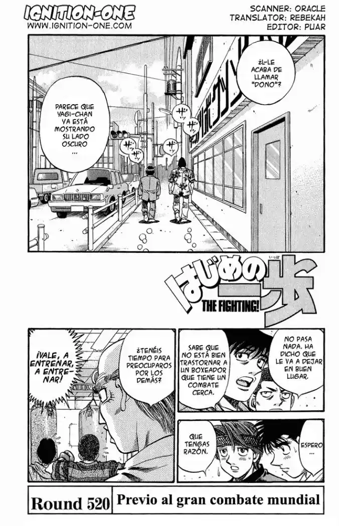 Hajime no Ippo: Chapter 520 - Page 1