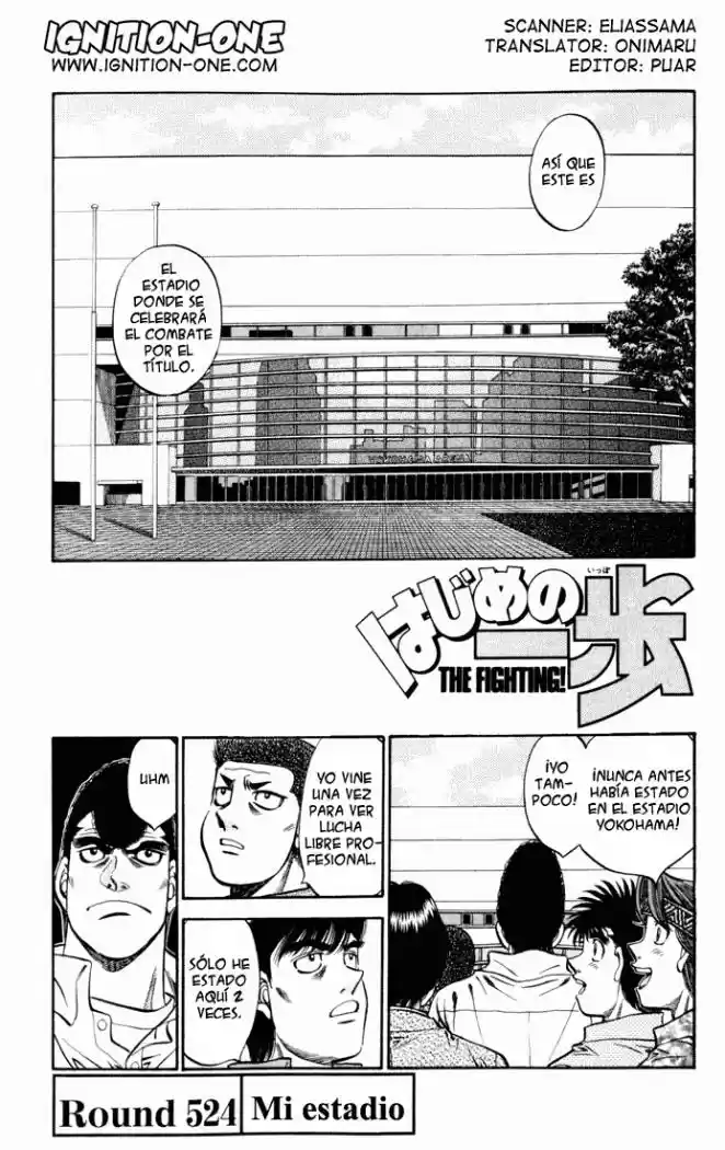 Hajime no Ippo: Chapter 524 - Page 1