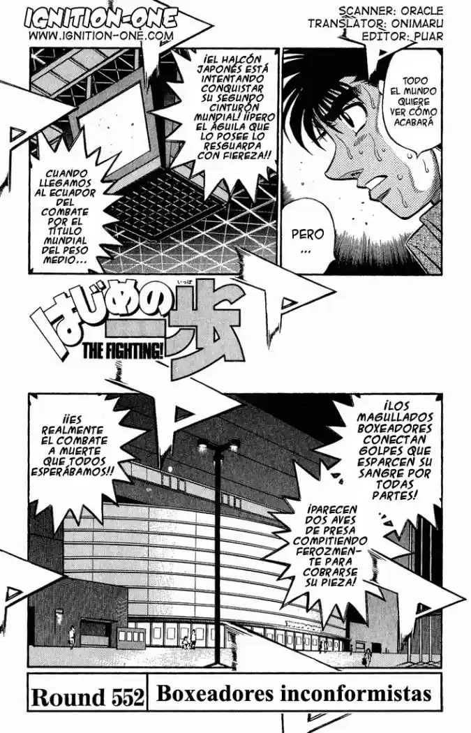 Hajime no Ippo: Chapter 552 - Page 1