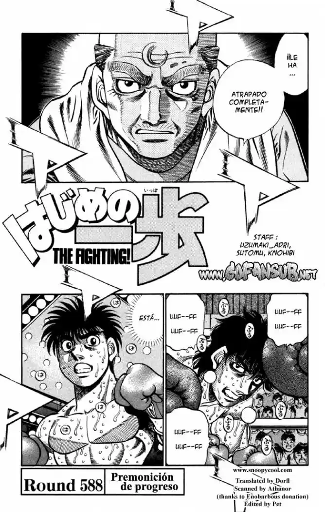 Hajime no Ippo: Chapter 588 - Page 1