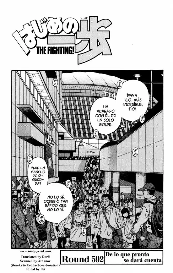 Hajime no Ippo: Chapter 592 - Page 1