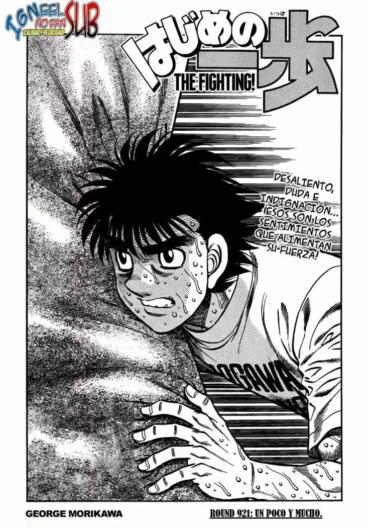 Hajime no Ippo: Chapter 921 - Page 1