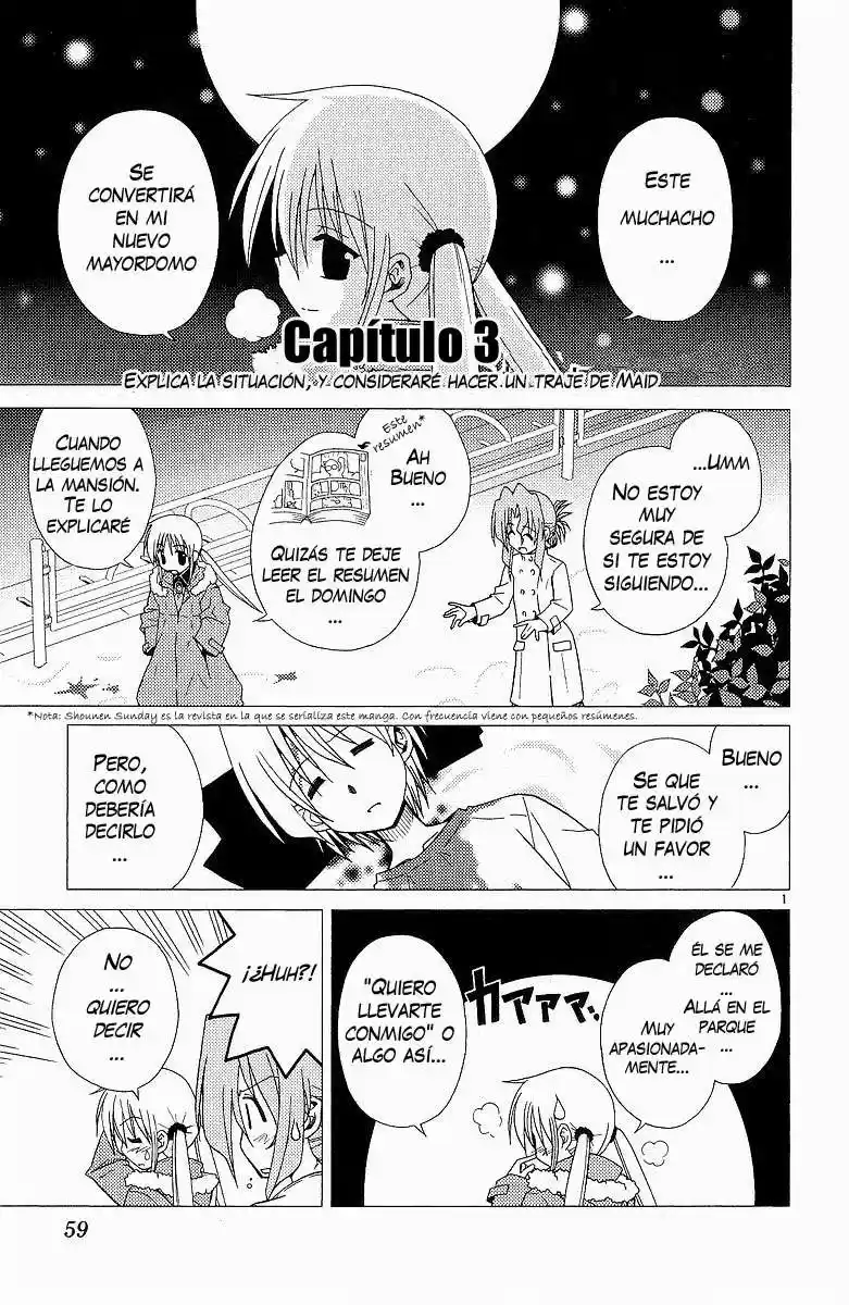 Hayate No Gotoku: Chapter 3 - Page 1